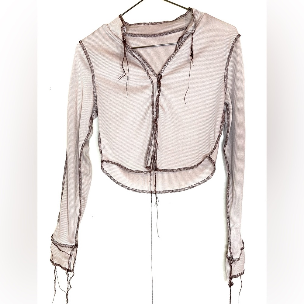 Long Sleeve Nude Shirt